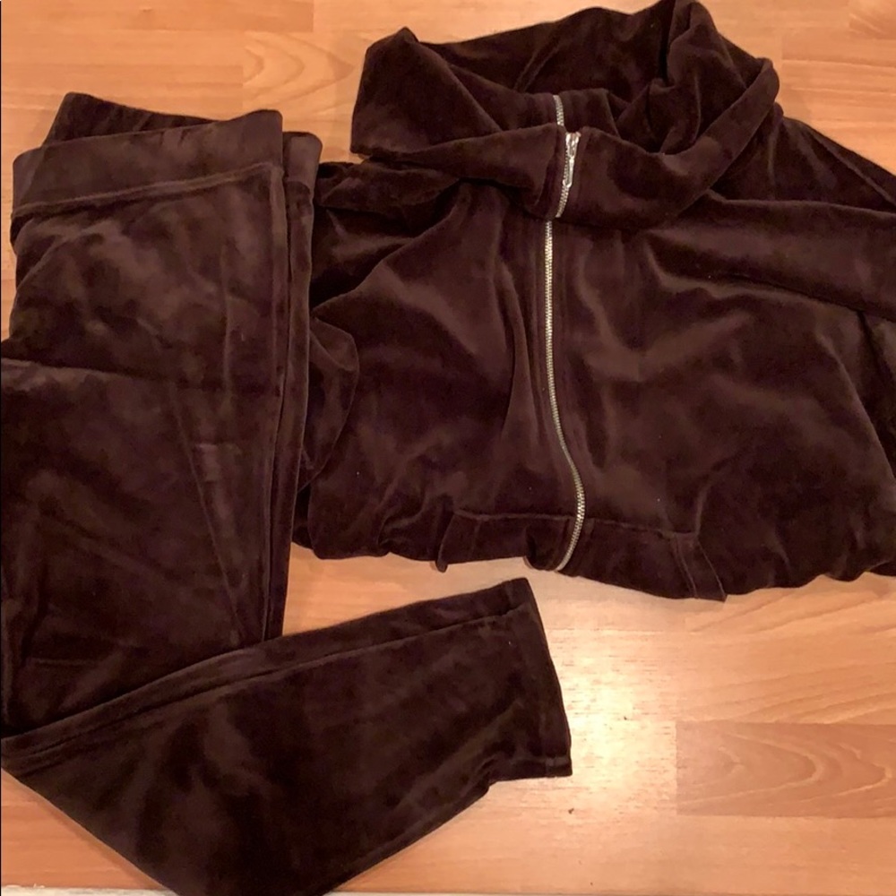 Super Comfy Juicy Couture Legging Velour Set